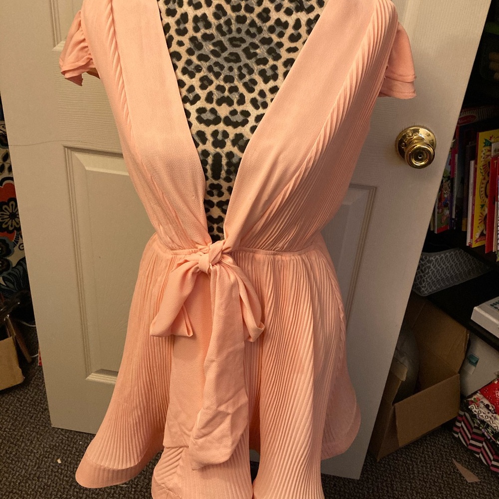 Peach Luxxell Dress